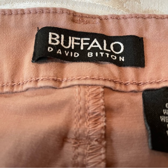 Buffalo David Button Samuella Dusty Rose Mid Rise Bermuda Shorts Size 10 / 30 - Picture 7 of 9